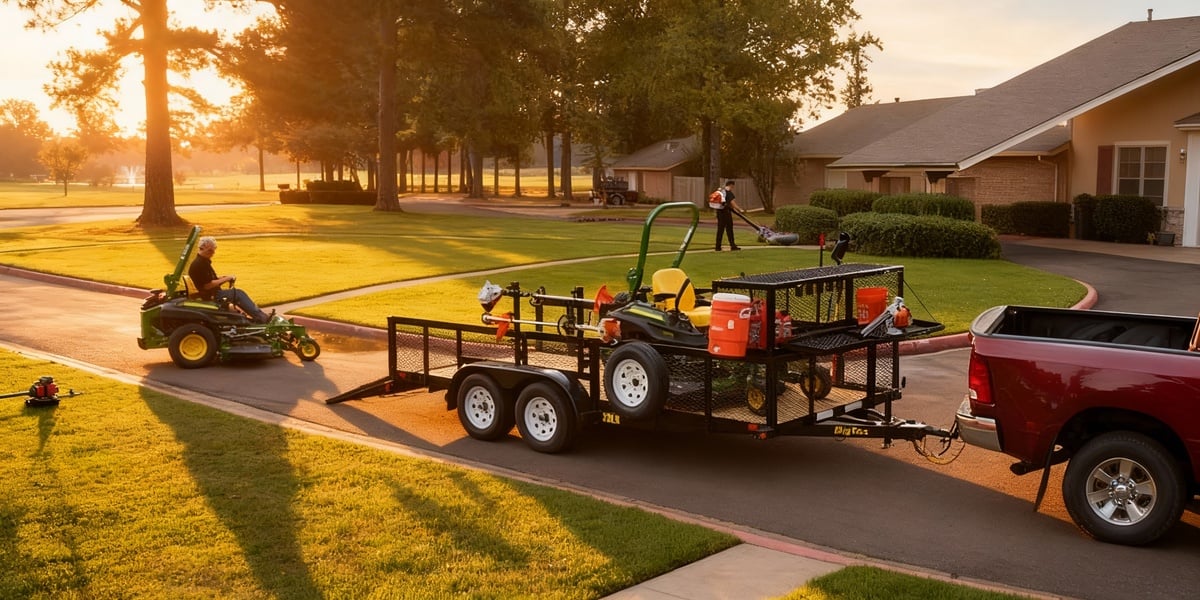 The Definitive Guide: Finding the Best Trailer Setup for Your Lawn Care Business